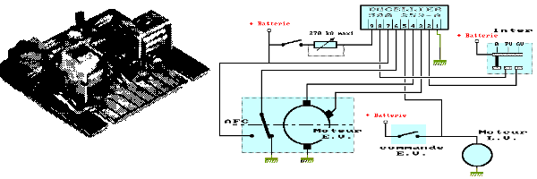 Schema electrique circuit essuie glace 406