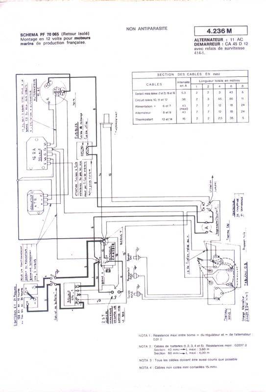 Schema electrique moteur perkins 4236