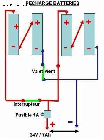 Schema electrique batterie externe