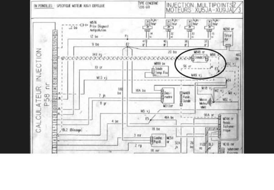 Schema electrique 205 gti 1l9
