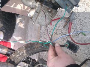 Schema faisceau electrique dirt bike 125 cm3