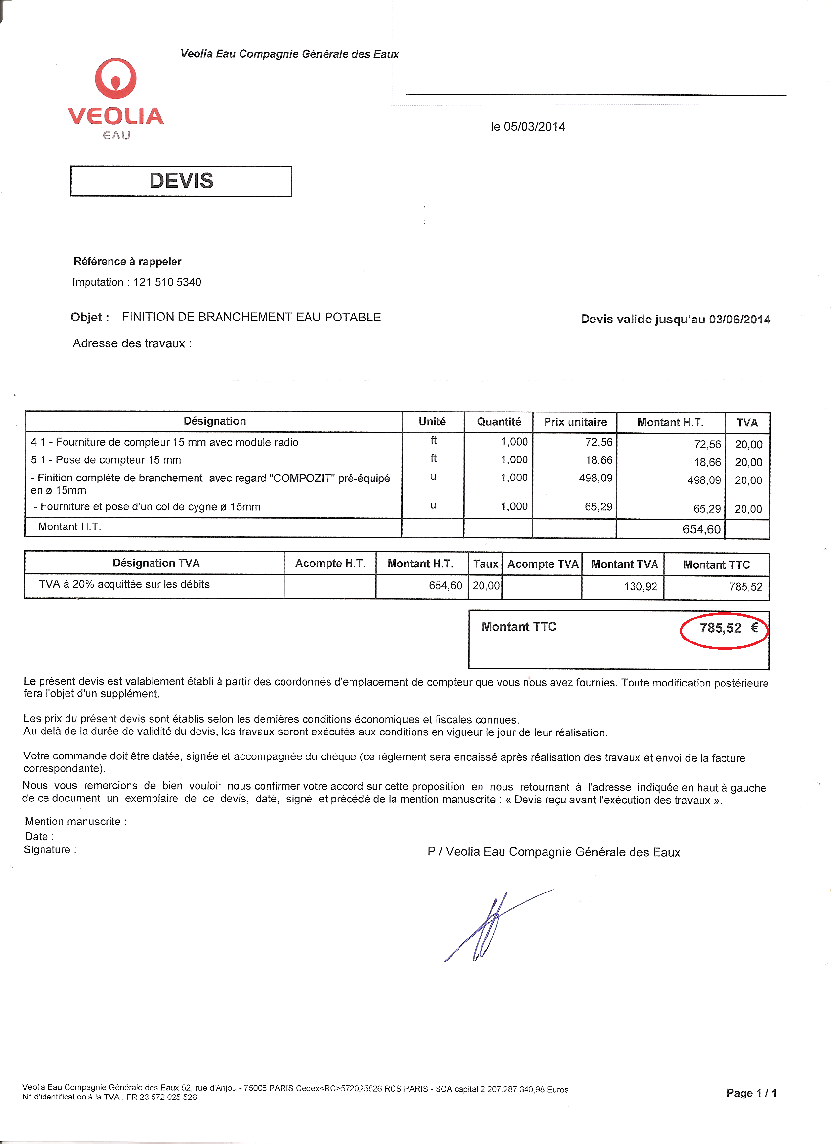 Cout remise au norme electrique