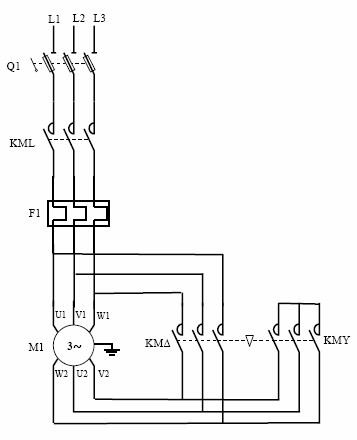 Schema electrique moteur asynchrone triphasé etoile triangle