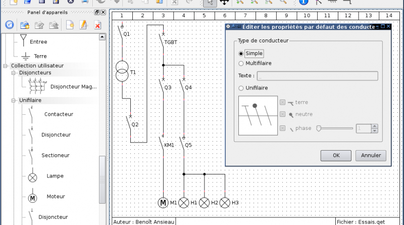 Faire son schema electrique en ligne