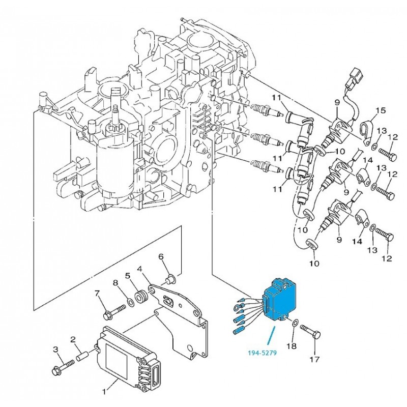 Schema electrique moteur mercury 50 cv