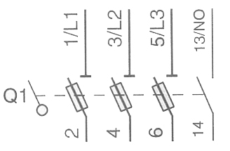 Sectionneur schema electrique
