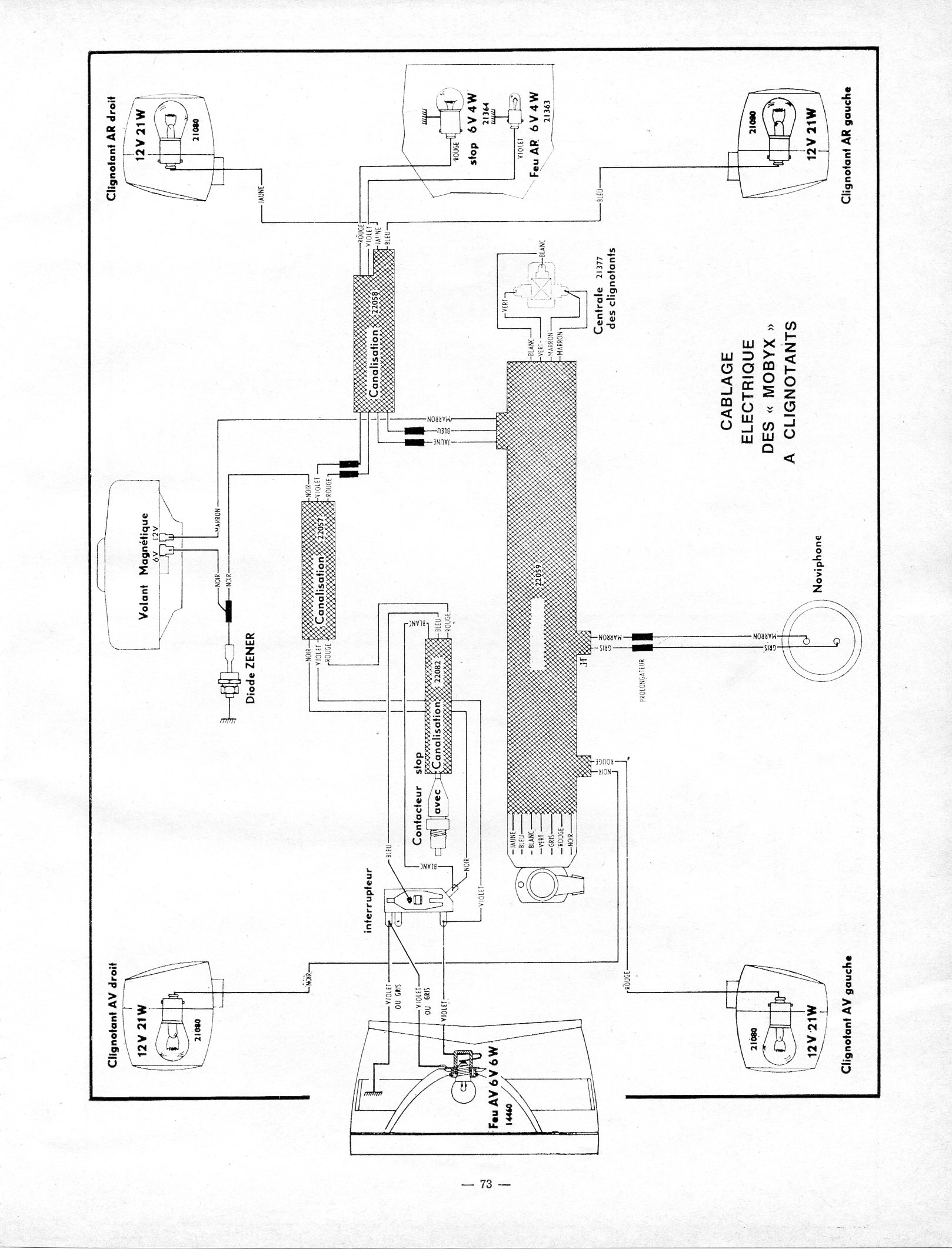 Schema electrique mobyx