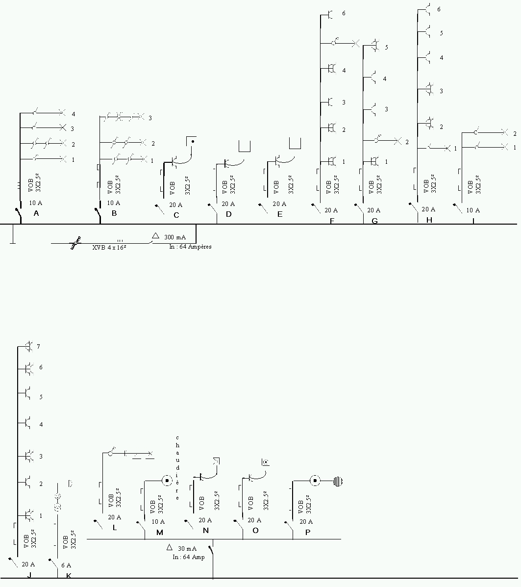 Schema electrique pour une sonnette