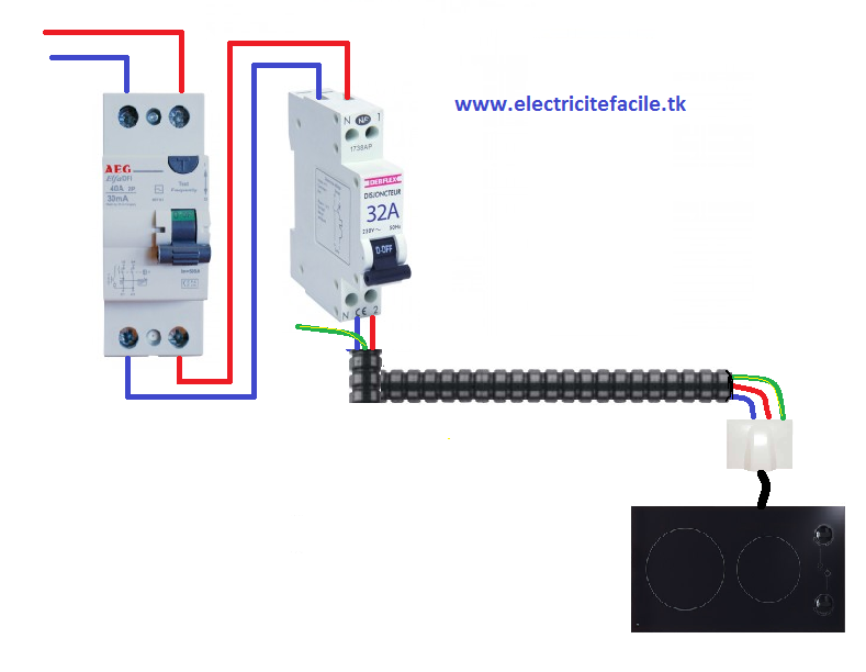 Schema branchement electrique plaque vitroceramique