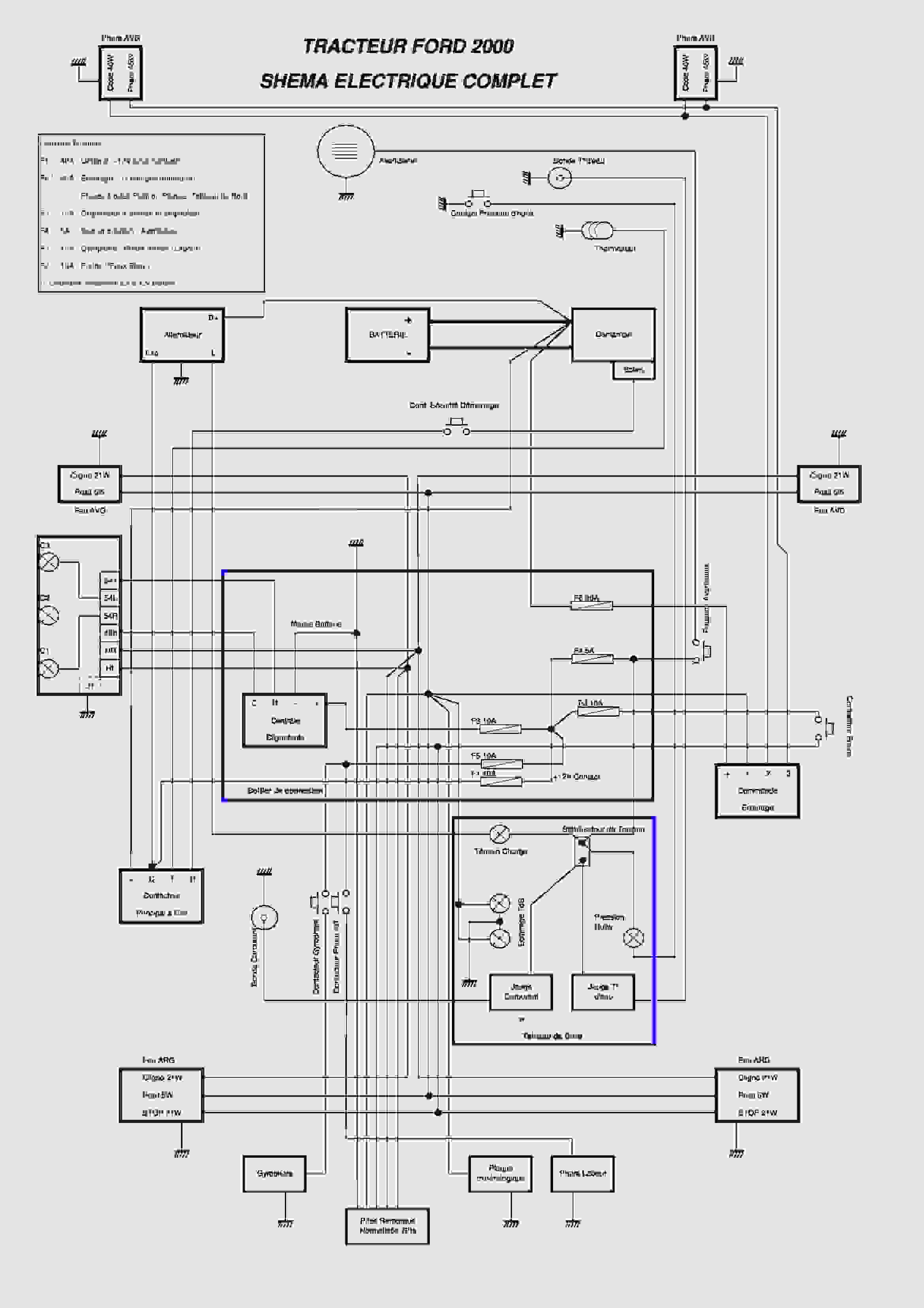 Schema electrique moteur kubota