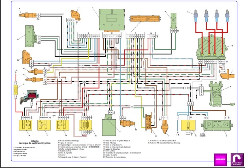 Schema electrique niva 1600