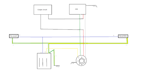 Schema electrique simplifié 50cc