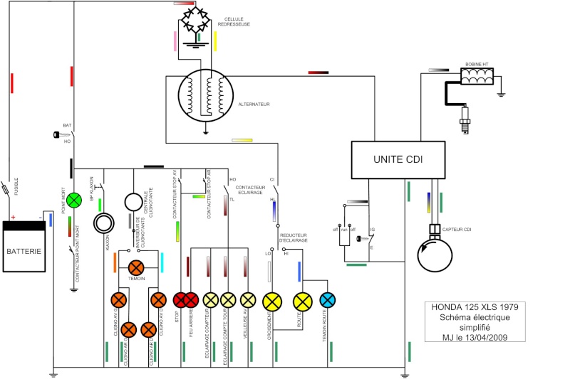Schema electrique cb 125 k5