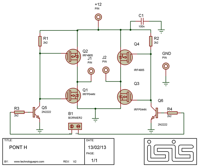 Schema variateur vitesse pour moteur electrique