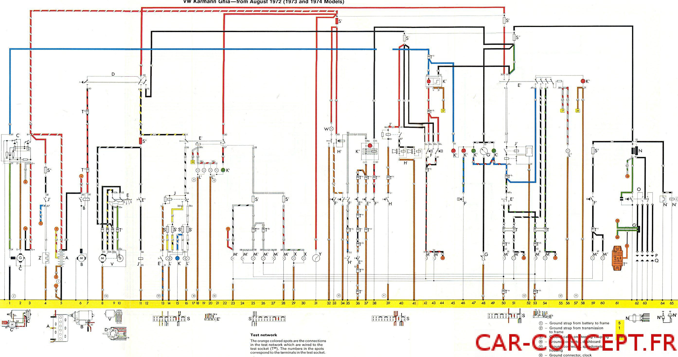 Schema electrique vw cox