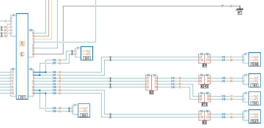 Schema electrique rs1