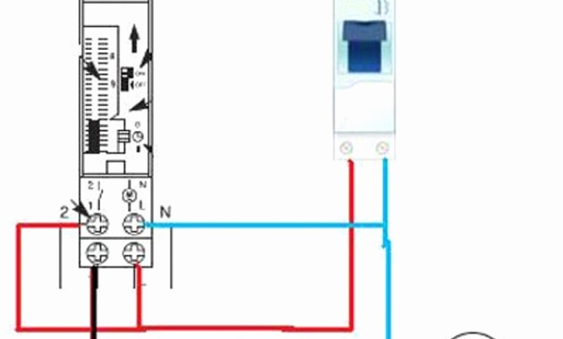 Schema electrique interrupteur horaire