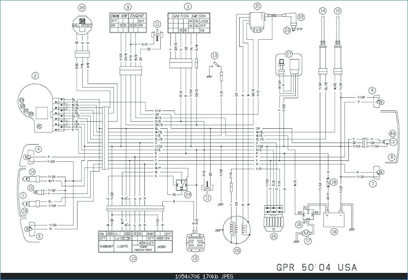 Schema electrique x power 50cc