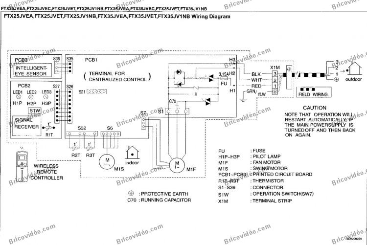 Schema electrique clim reversible