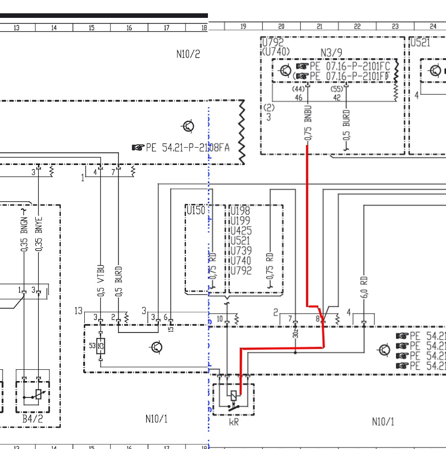 Schema electrique mercedes vito