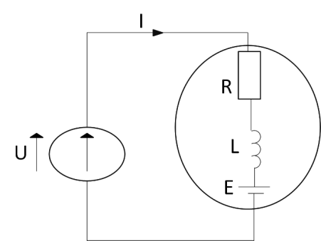 Schéma électrique moteur à courant continu