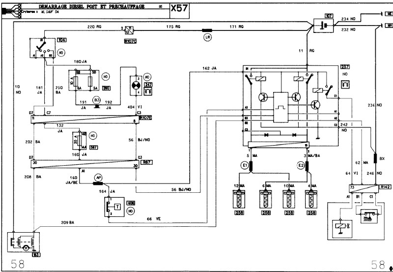 Schema electrique renault clio 1