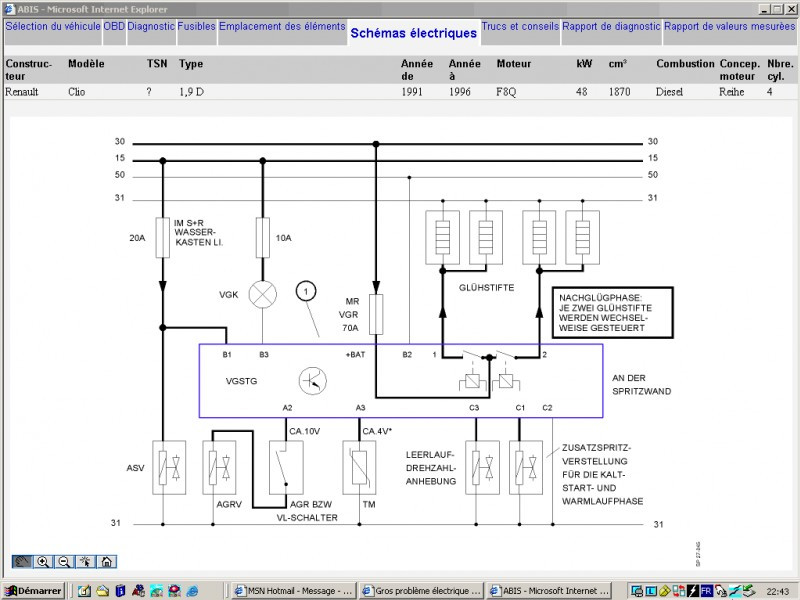 Schema electrique mascott dci