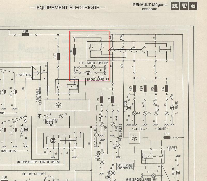 Schema electrique essuie glace megane 1