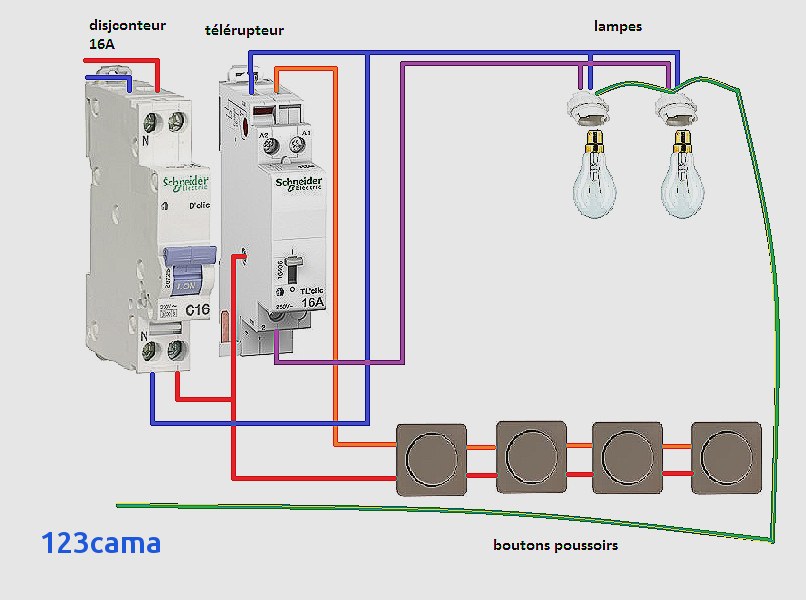 Tableau schema electrique