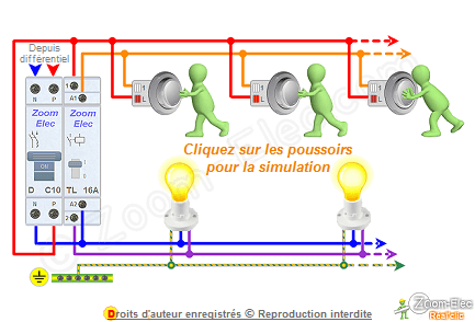 Schema electrique 2 lampes 3 interrupteur