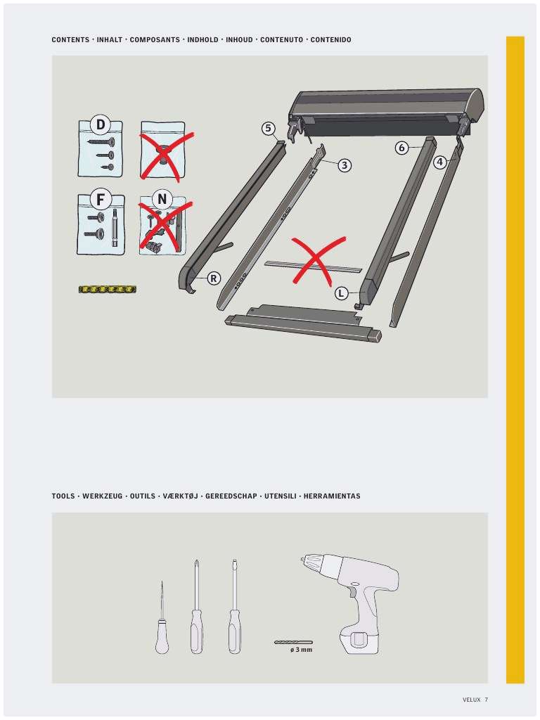Schema montage volet roulant electrique velux