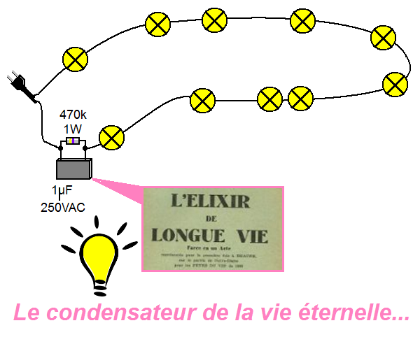 Schema electrique guirlande lumineuse