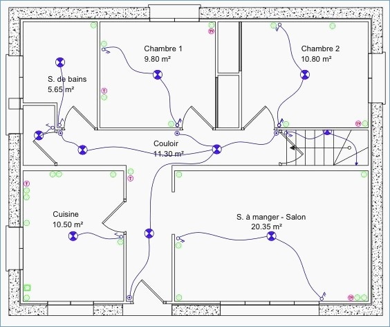 Schema electrique salle a manger