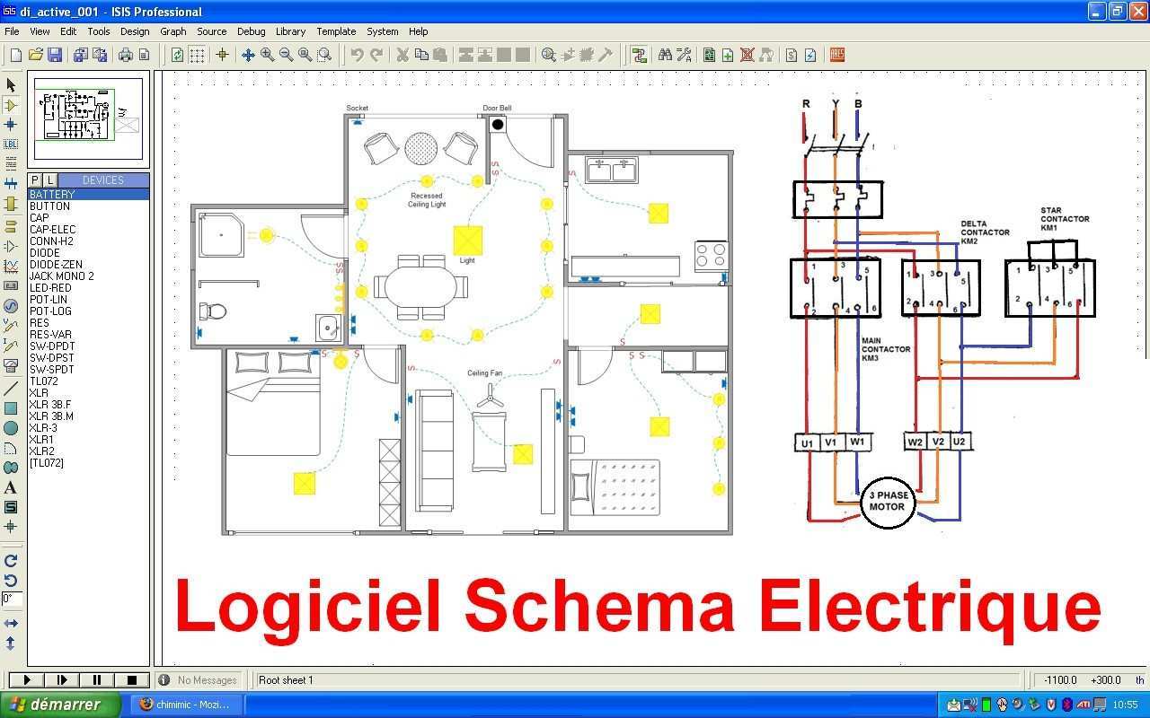 Schema installation électrique maison