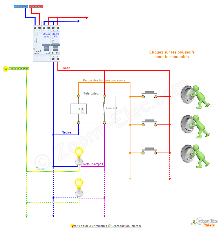 Schema de principe electrique