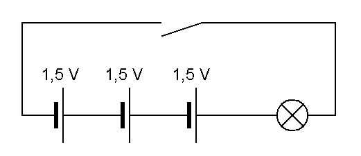 Schéma électrique d'une lampe