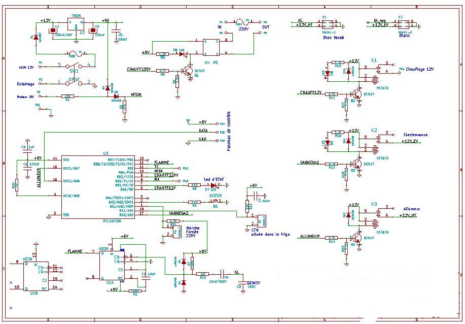 Schema electrique frigo thetford