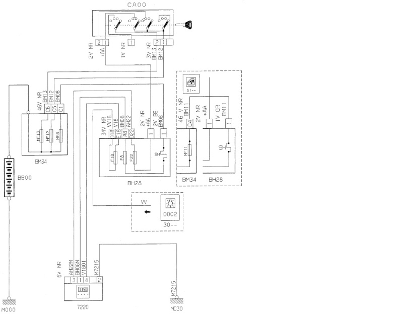 Schema electrique 206+