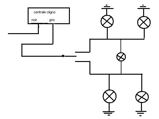 Schema electrique des clignotant