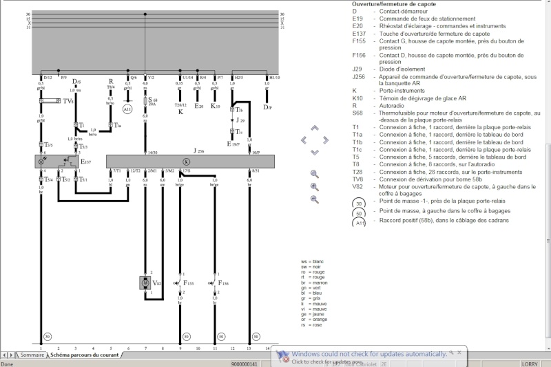 Schema vitre electrique golf 3