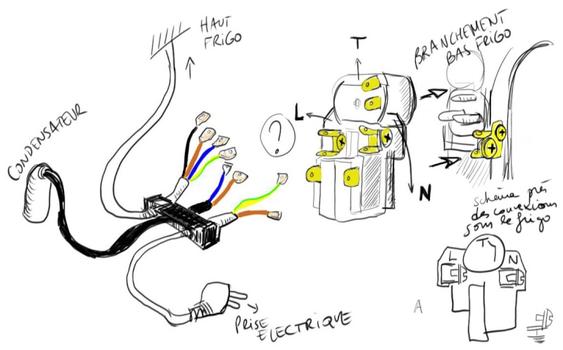 Congelateur schema electrique