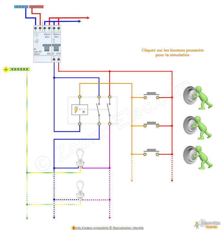 Schema electrique minuterie telerupteur