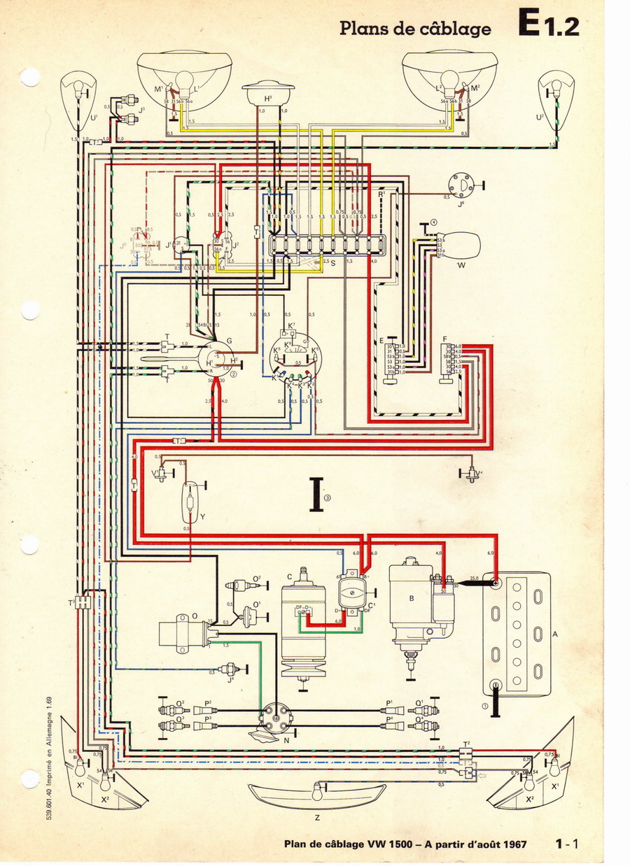Schema electrique en allemand