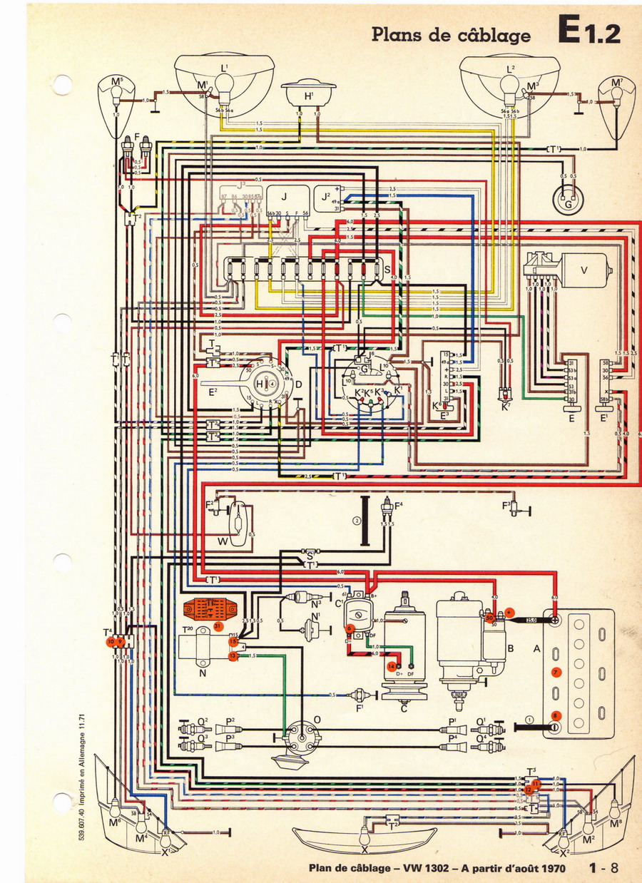 Schema electrique coccinelle