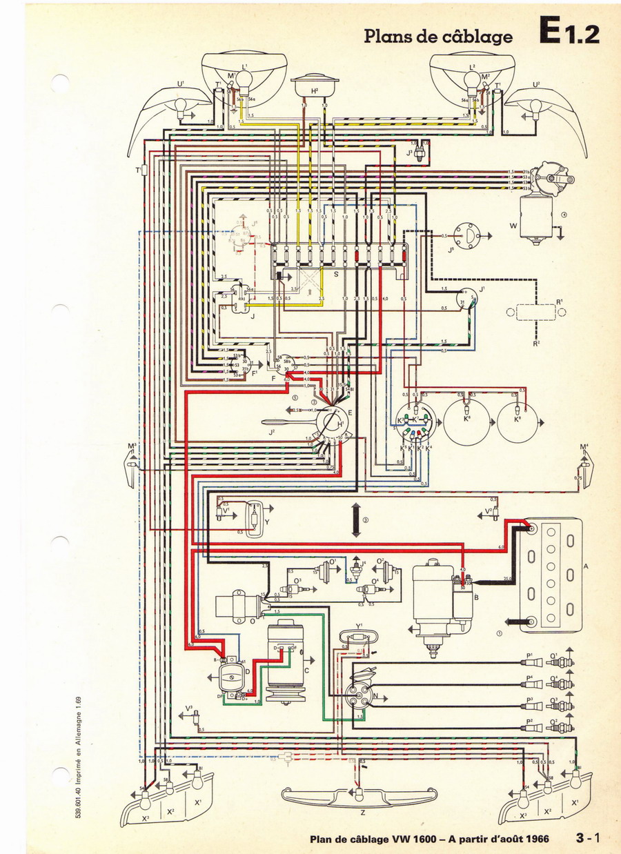 Schema electrique en allemand