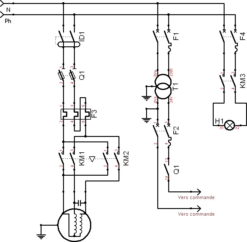 Schema electrique puissance