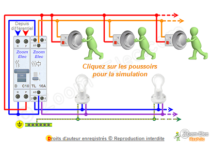 Schéma électrique telerupteur legrand