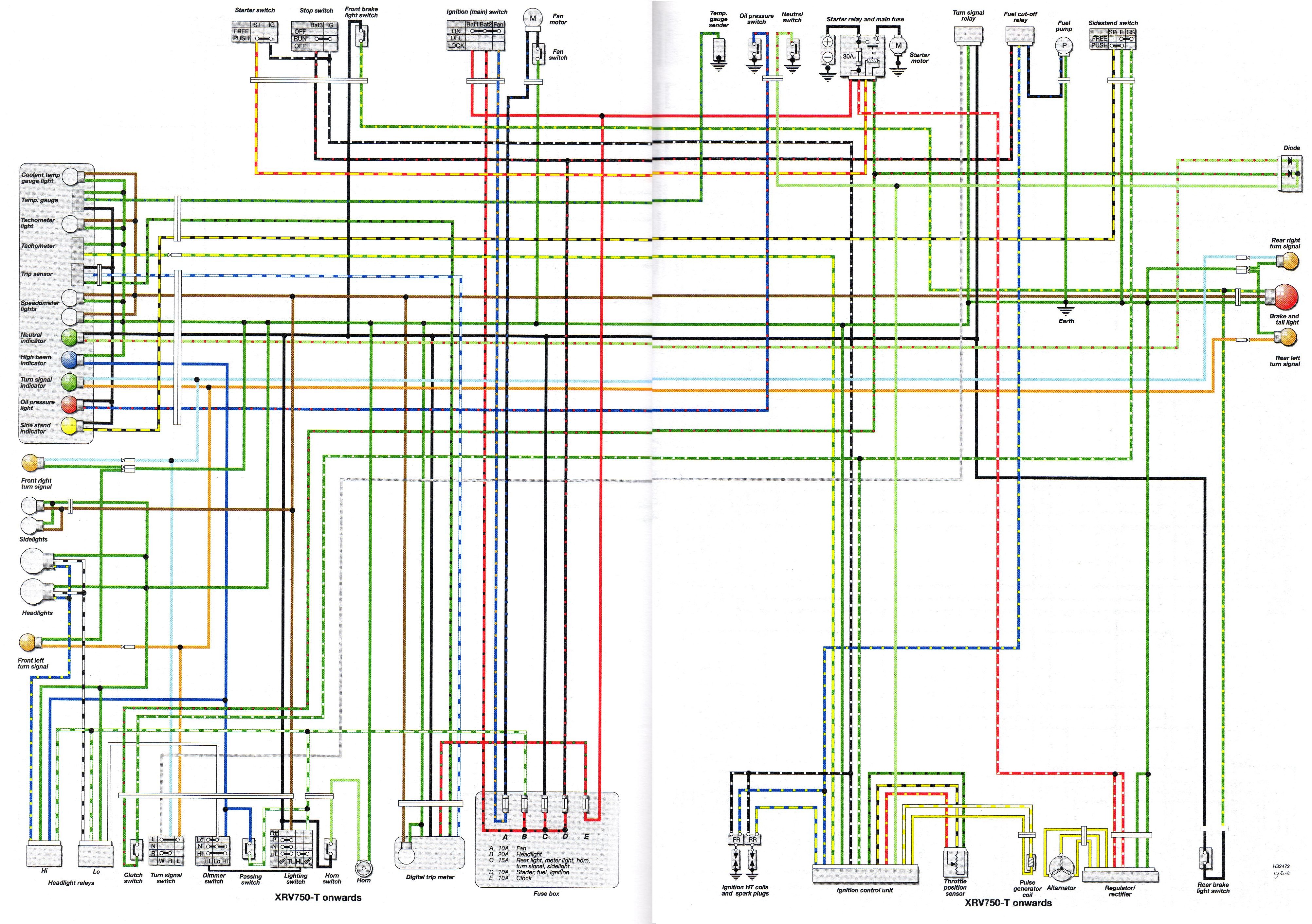 Schema electrique honda transalp 600
