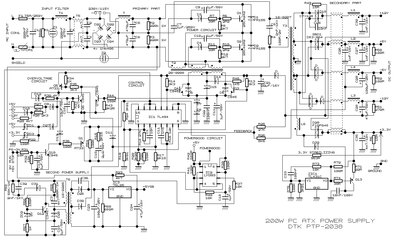 Schema carte electrique