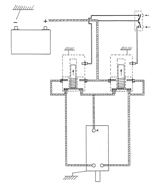 Schema electrique d'un treuil